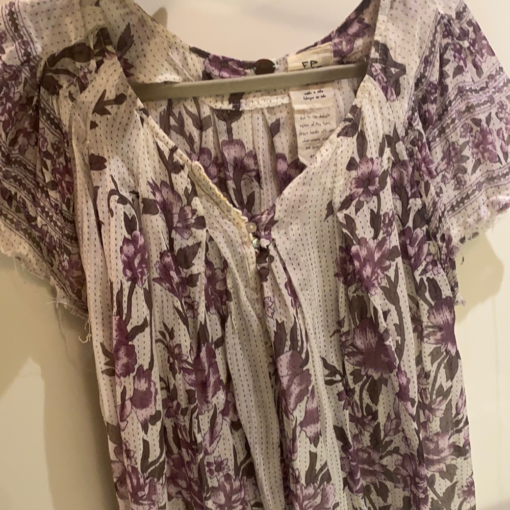 Free People floral top